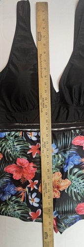 Womens 1 Piece Tropical Design Swimwear Size 1X - Picture 6 of 7