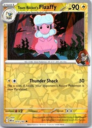Team Rocket's Flaaffy 073/182 Destined Rivals Reverse Holo Common