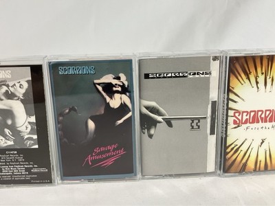 SCORPIONS Cassette Tape Lot x6 Crazy World Blackout Sting Live