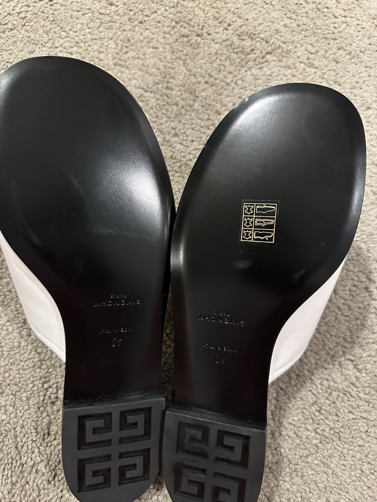 Givenchy White 4G Flat Sandals Sz 40/8.5 thumbnail 8