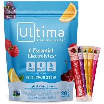 Ultima Hydration Packets -  Flavor, 20 ct