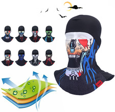 Tactical Balaclava Skull Ghost Cosplay Full Face Mask Halloween Ski Face Cover