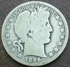 US 1896-O Barber Half Dollar  **