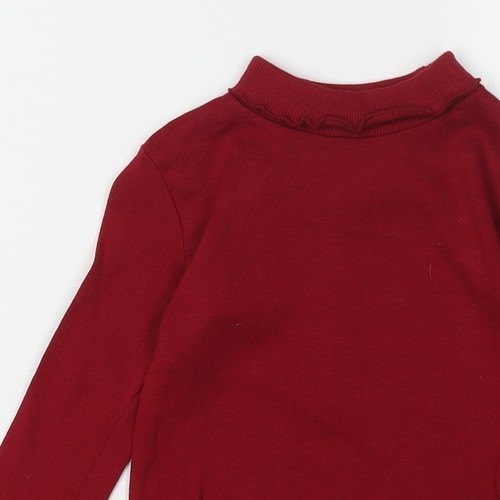 SoulCal & Co Girls Red Long Sleeve Top 4-5 Years - Picture 5 of 12