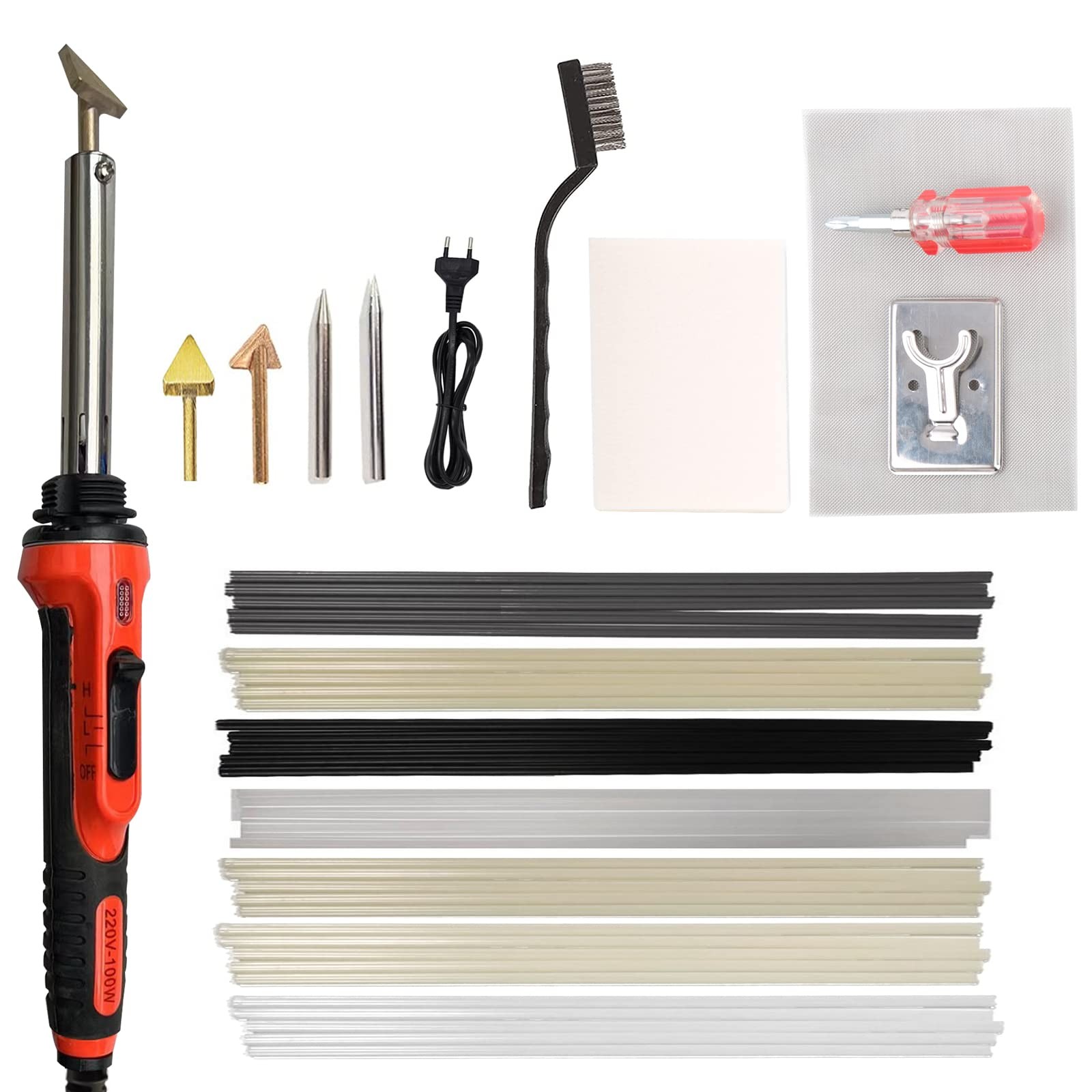 Set Saldatura Plastica 100W Multifunzione - Risparmia sulle Riparazioni