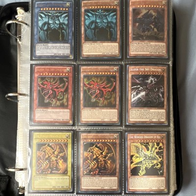 Konami Yu-Gi-Oh! TCG 25th Anniversary Mixed Card Lot Blue-Eyes, Exodia, Binders