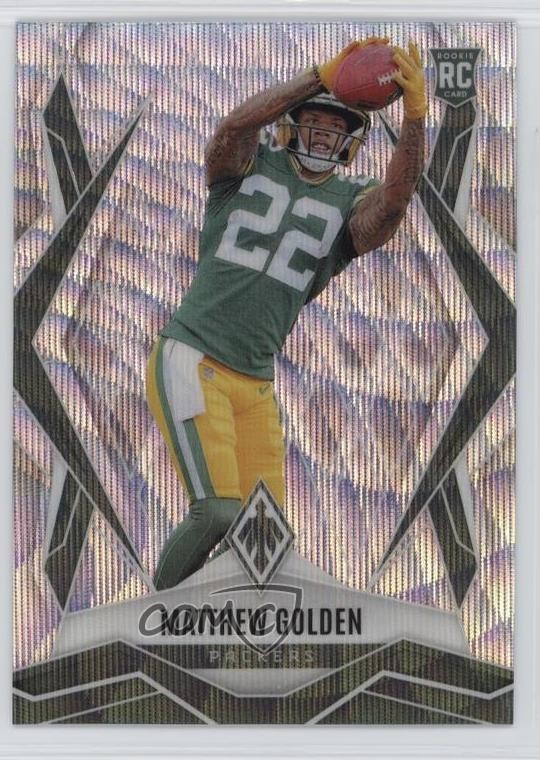 2025 Panini Phoenix Rookies Wave /199 Matthew Golden #174 1kx5