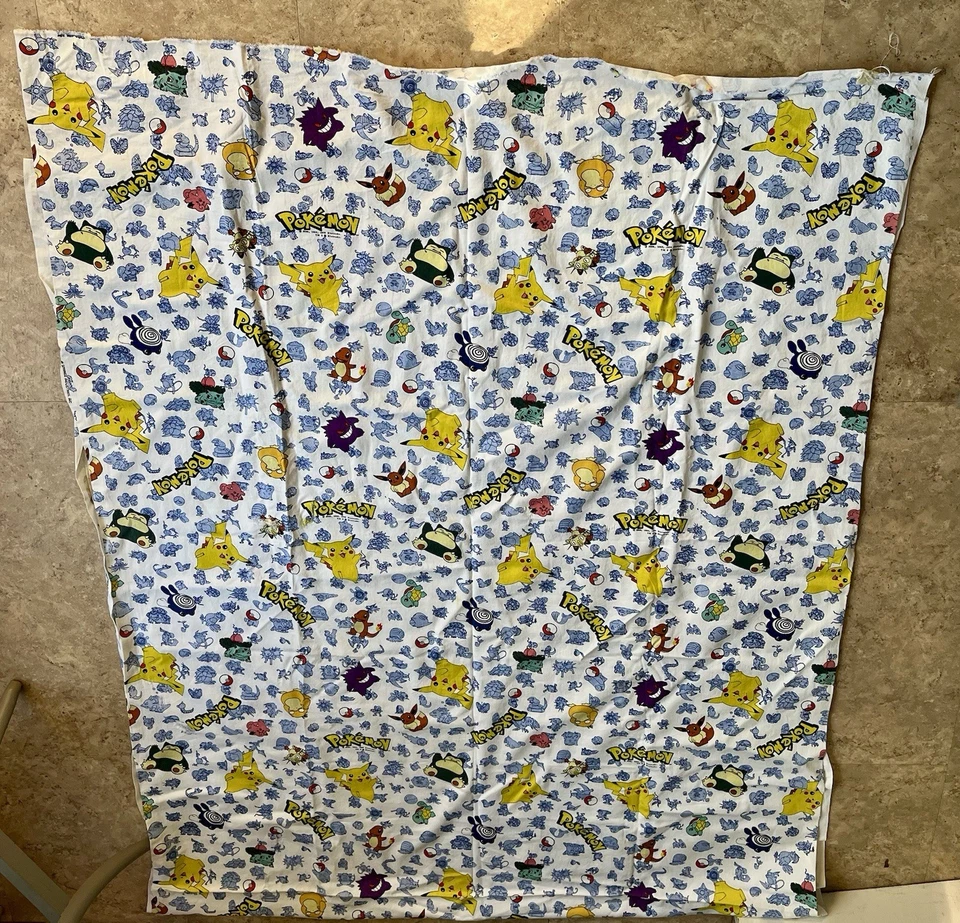Hoja Pokemon Vintage 1998 Pikachu & Friends Nintendo Personalizada Talla Blanca - Leer Foto 3 de 4