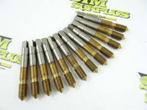 LOT OF 12 TIN COATED HSS THREAD FORMING TAPS M10 X 1.5