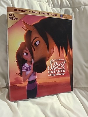 NEW - Spirit Untamed The Movie (Blu-Ray + DVD) W/Slip Dreamworks - Free ShipN!