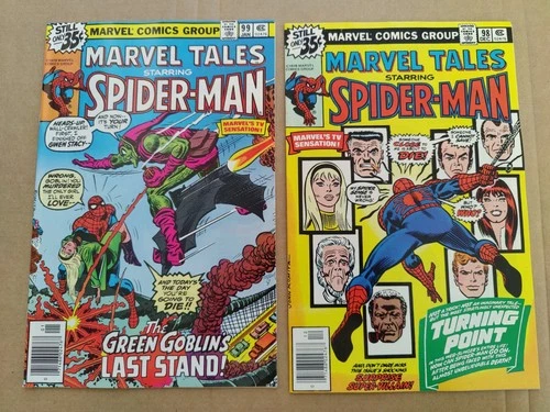 Marvel Tales 98 VF+ 99 NM Lot of 2 Amazing Spider-Man 121 122 Reprints (7)