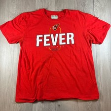 Official WNBA Indiana Fever XL Red T-Shirt  Basketball Caitlyn Clark