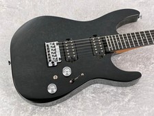 CHARVEL PRO-MOD PLUS DK24 DINKY 2 PT TREM EBONY FRETBOARD RAVEN BLACK