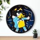 Bandit Heeler Portrait Wall Clock, Kids' Room Timepiece, Unique Decor [...]