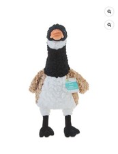 Way To Celebrate Black/Brown/White Plush Stuffed 17.5 Medium Goose