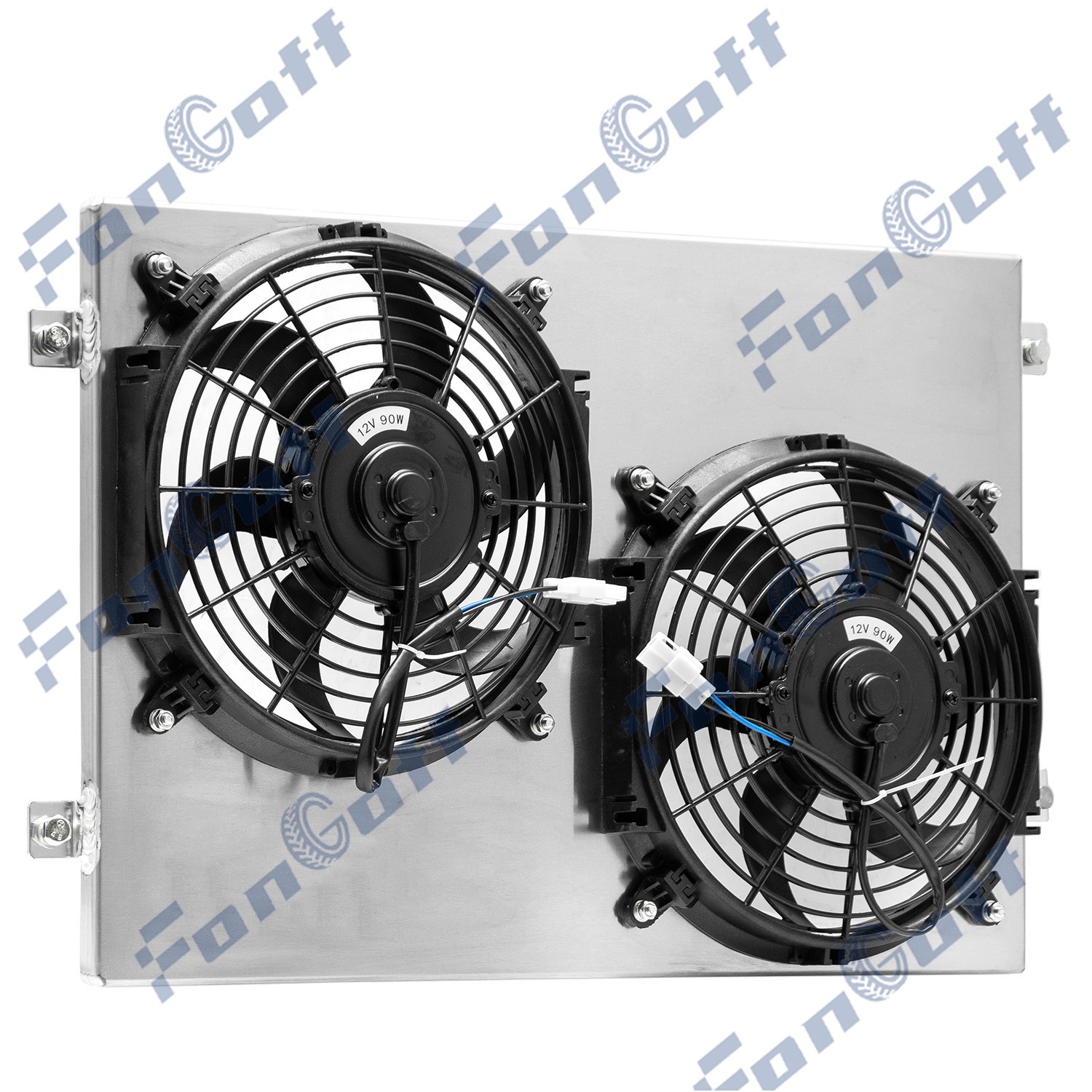 Aluminum Shroud+Fan fit 1968~1970,1969 Ford Mustang Fairlane Mercury Cougar XR-7 thumbnail 2