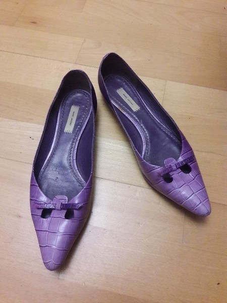 Women Marc Jacobs Heels Lilac Leather 36.5