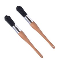 Parts Cleaning Brush Home and Auto Use Parts Cleaner Brush Solvent Balck 2pcs