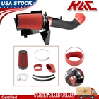 4" Black Cold Air Intake+Heat Shield Kit For 99-06 GMC/Chevy V8 4.8L/5.3L/6.0L