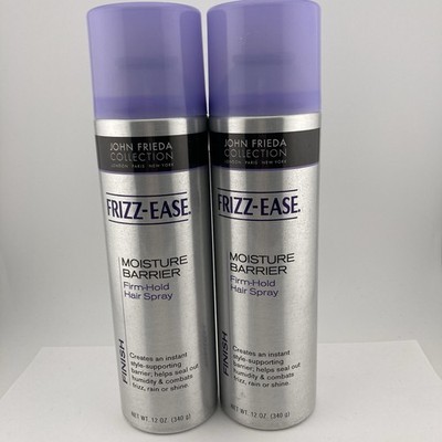 2) John Frieda Frizz Ease Moisture Barrier Firm Hold Hairspray DISCONTINUED Vers