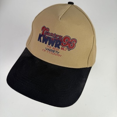 SAN SUN Hat Country KWRR 96 FM Snapback Men's OSFA Khaki Black Radio Promo