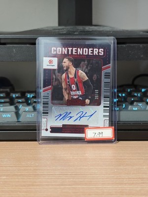 Markus Howard 2025-26 Panini Contenders Euroleague Autographs /49 Red
