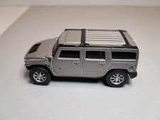 Maisto Hummer H2 Silver 2 3/4" Special Edition 1:64 Diecast