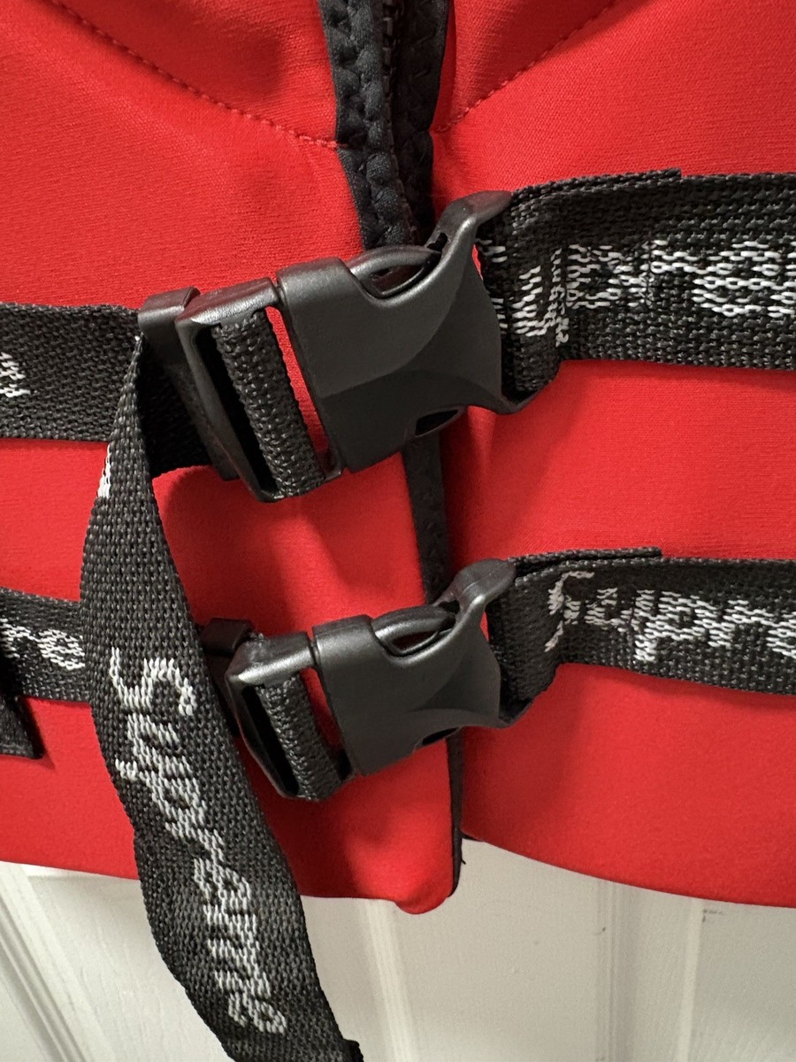 Supreme x O'Brien Life Vest Red SS18 Men's XL 44-48 USCG Approved