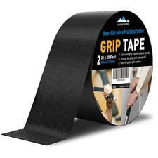 Rubber Grip Tape, 2 In x 20 Ft Non-Abrasive Grip tape for handles, Strong Adh...