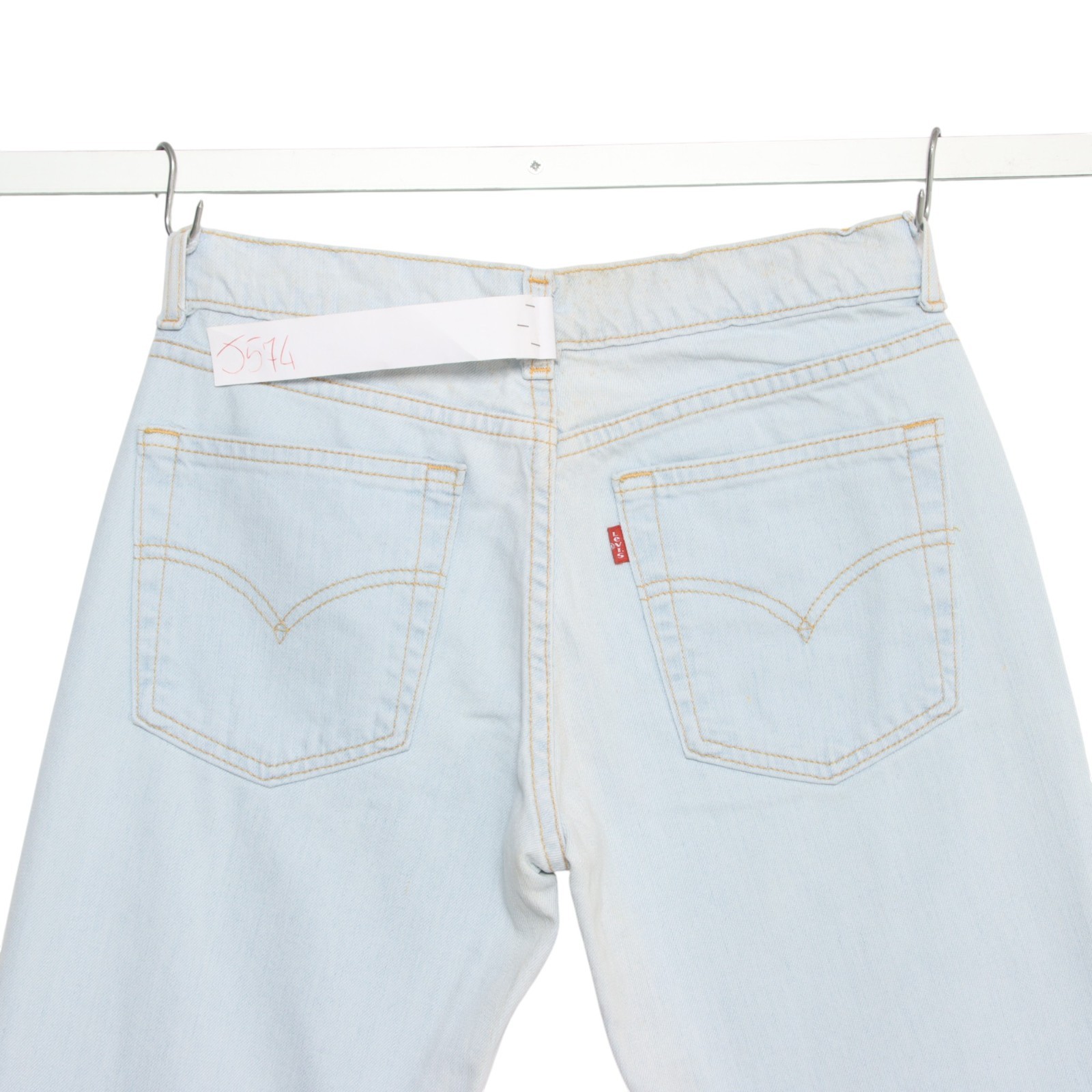 Levi's 544 Flare Bootcut W28 L34 (Cod.J574) Jeans Vintage Used Denim Levis image 4