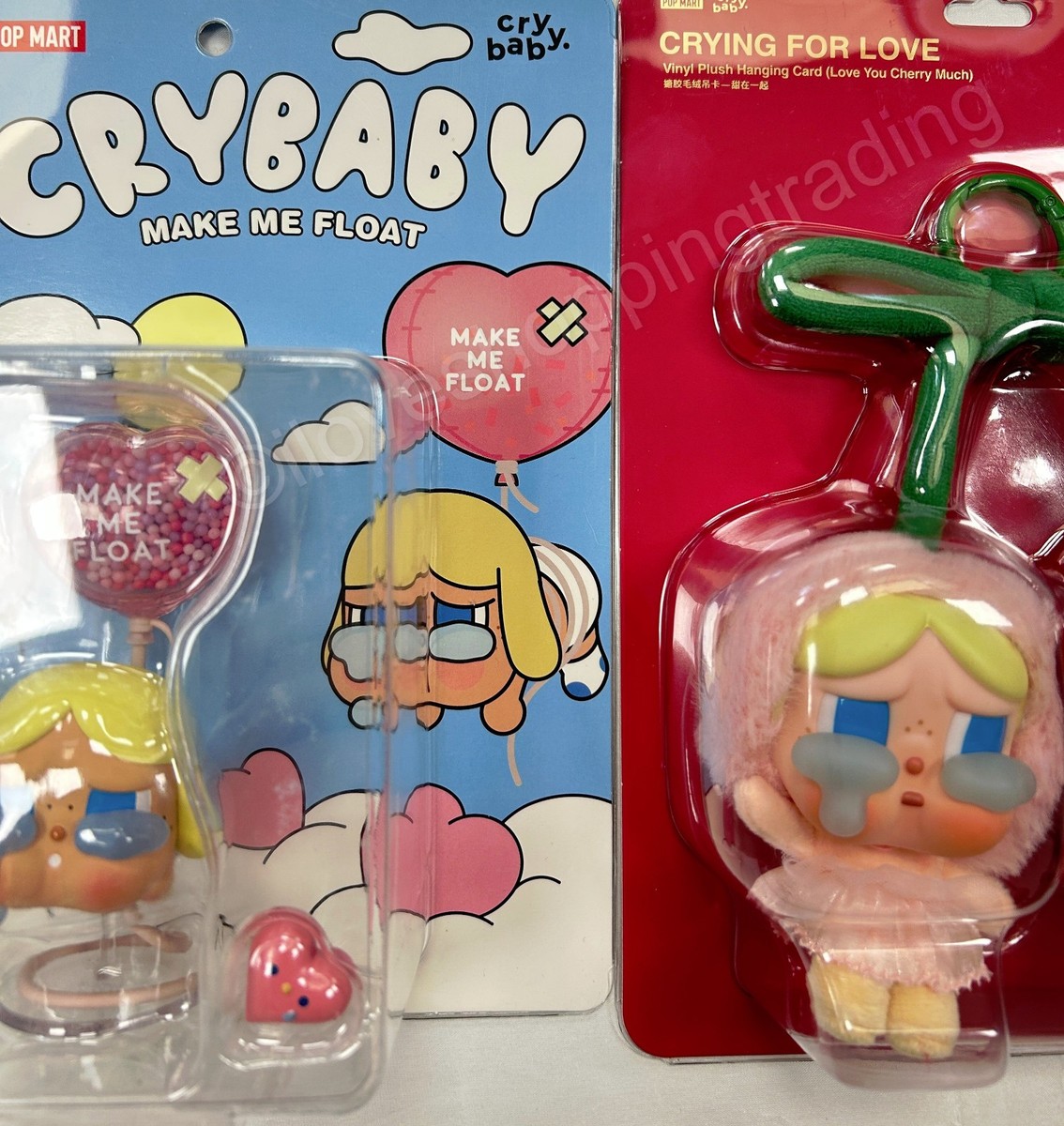 POP MART CRYBABY MAKE ME FLOAT /CRYING FOR LOVE YOU CHERRY