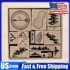Handmade Map Making Stamp Kit,Map Making Stamp Kit,Stamps for Card Making JQ