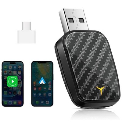 2 in 1 Wireless Adapter für Carplay und für Android Auto mit Quick Setup