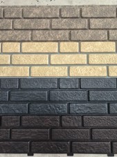 Kunststoffpaneele Musterstücke Klinkerfassade Fassadenpaneele Wandpaneele Giebel