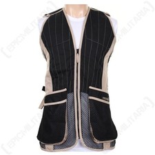 Percussion Evo Skeet Shooting Vest - Beige - 4 Pockets - Padded
