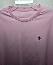 Ralph Lauren Pink 100 Cotton Shortsleeved Knit T-shirt Type Top SIze Girls Med.