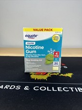 Equate Coated Nicotine Gum Cool Mint Flavor 4mg 160CT Exp 03/27