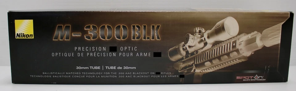 Прицел винтовочный Nikon M-300BLK 1,5-6x42 с подсветкой BDC SuperSub с точечной сеткой - 6795 - Изображение 2 из 4