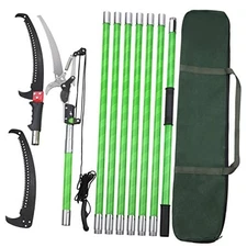 26 Feet Tree Pole Pruner Manual Branches Trimmer Tree Branch Garden Tools 26FT
