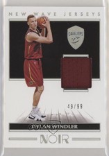 2019-20 Panini Noir New Wave Jerseys 49/99 Dylan Windler #NW-DWD 03rx