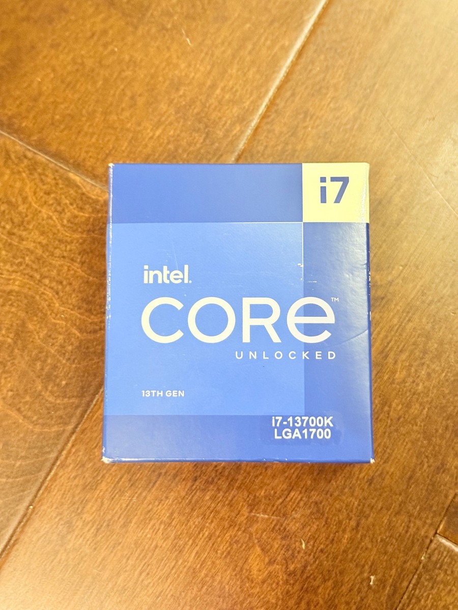 【美品】Intel core i7-13700K NEW Intel Core i7-13700K (5.4GHz, 16Cores, LGA 1700) Box