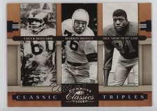 2008 Donruss Classics Classic Triples Silver Chuck Bednarik Marion Motley 0q3
