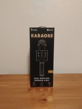 XO Poppy Bluetooth KARAOKE Dual Wireless Speaker Mic - FM Radio - Voice Echo