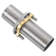 uxcell Faucet Mount Extension Shank 4"x 1.25" Stainless Steel Pipe Faucet Extens