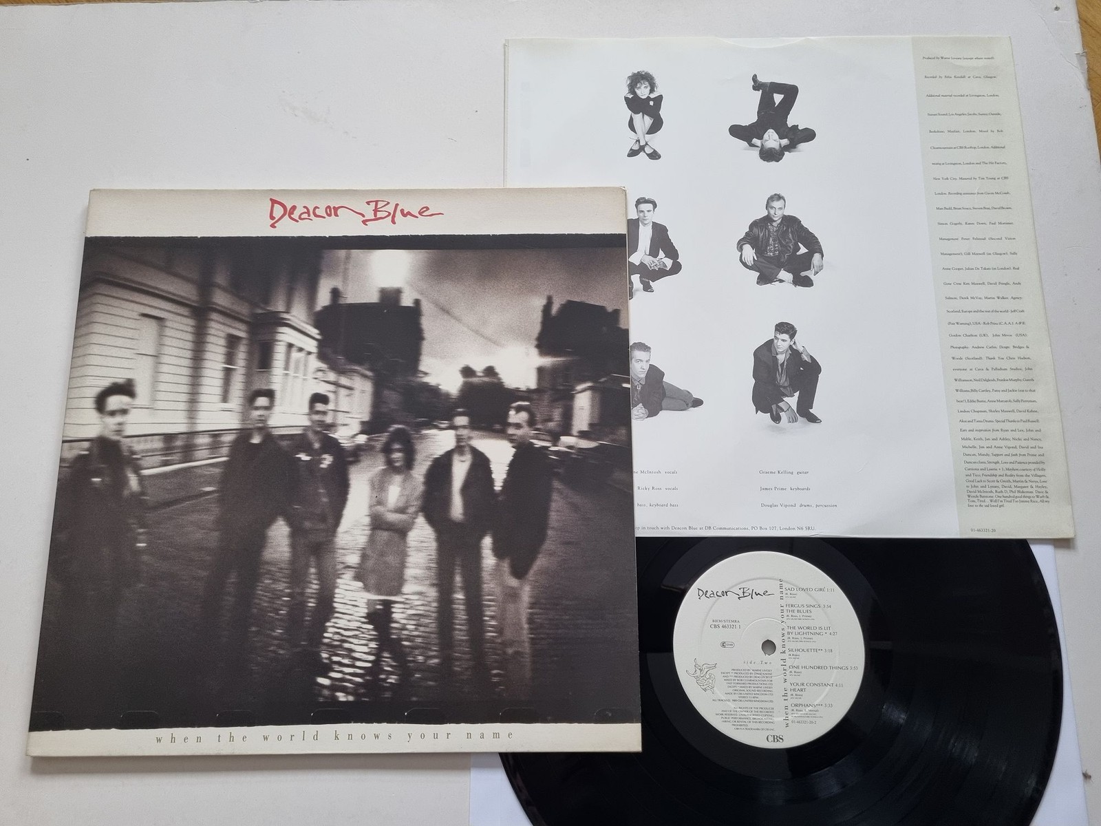 Deacon Blue - When The World Knows Your Name Vinyl LP Europe