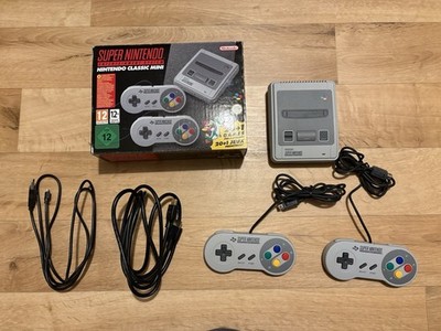 Nintendo SNES Classic Mini Konsole, Grau, 21 Spiele, USB/HDMI, OVP