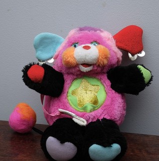 Vintage 80's Punk Pock Punkity Rock Star Popple Stuffed Animal Toy Plush