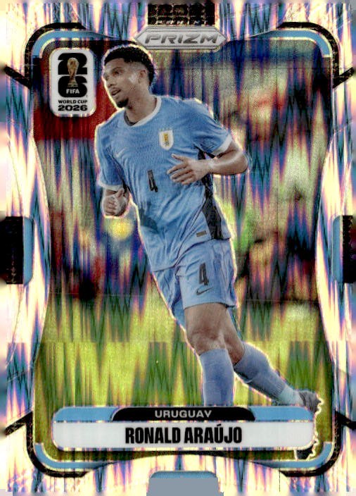2026 Panini Prizm FIFA World Cup #126 Ronald Araujo Wave Prizm