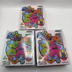 NEW JA-RU Suction Dude Stretchy Stress Toy Set of 3 Bruh Halp Hangry Fidget... — photo 3