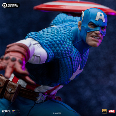 Iron Studios Captain America Deluxe Infinity Gauntlet Iron Studios 1/10 Scale St